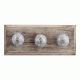 Grey Star Ceramic Wooden Hooks